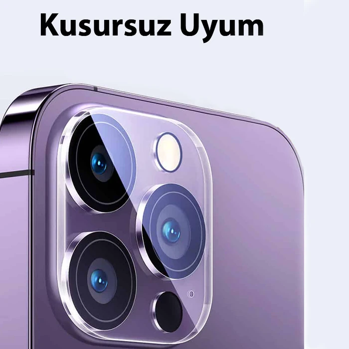 Baseus iPhone 15 Pro/15 Pro Max için Crystal Serisi HD Cam Kamera Koruyucu 2 Adet Set-(5775) 2 Baseus iPhone 15 Pro/15 Pro Max için Crystal Serisi HD Cam Kamera Koruyucu 2 Adet Set-(5775) - Görsel 2