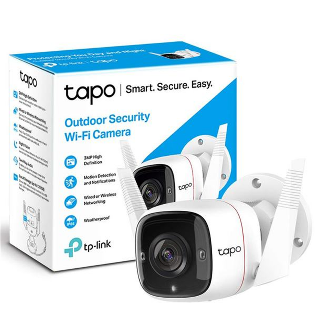 TP-LINK Tapo TC65 (C310), 3,0Mpix, İç ve Dış Mekan, IP66, WiFi, 30Mt. Gece Görüşü, İki Yönlü Ses Güvenlik Kamerası(1923) 4 TP-LINK Tapo TC65 (C310), 3,0Mpix, İç ve Dış Mekan, IP66, WiFi, 30Mt. Gece Görüşü, İki Yönlü Ses Güvenlik Kamerası(1923) - Görsel 4