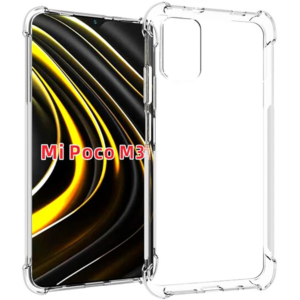 Xiaomi POCO M3 Kamera Korumalı Shockproof Darbe Emici Silikon Kılıf