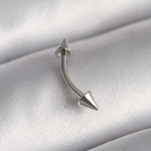 316L Çelik Gümüş Renk Çivi Model Piercing 5886