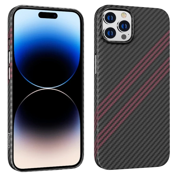 Hoco iPhone 14 Pro 6.1 Kılıf Kevlar Texture Darbe Emici Telefon Kılıfı 1 Hoco iPhone 14 Pro 6.1 Kılıf Kevlar Texture Darbe Emici Telefon Kılıfı