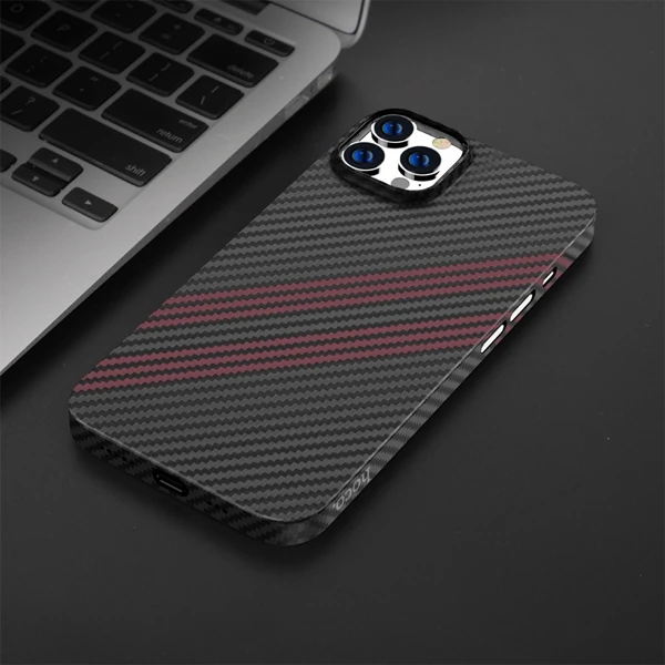 Hoco iPhone 14 Pro 6.1 Kılıf Kevlar Texture Darbe Emici Telefon Kılıfı 4 Hoco iPhone 14 Pro 6.1 Kılıf Kevlar Texture Darbe Emici Telefon Kılıfı - Görsel 4