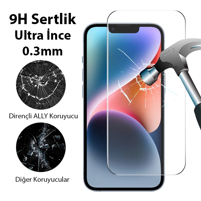 Ally iPhone 15 Plus Full HD Tempered Kırılmaz Cam Ekran Koruyucu 2 Ally iPhone 15 Plus Full HD Tempered Kırılmaz Cam Ekran Koruyucu - Görsel 2
