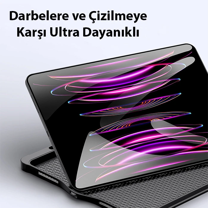 Dux Ducis iPad Pro 12.9 2022/2021/2020 SK Series Kablosuz Bluetooth Klavye Touchpad Kılıf 4 Dux Ducis iPad Pro 12.9 2022/2021/2020 SK Series Kablosuz Bluetooth Klavye Touchpad Kılıf - Görsel 4