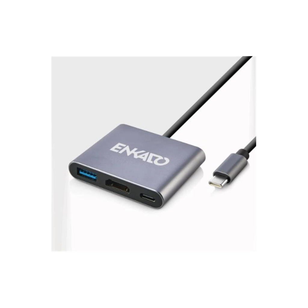 ENKADO EKD-TP43, Type-C To HDMI+PD+USB 3.0 Çevirici(1923) 3 ENKADO EKD-TP43, Type-C To HDMI+PD+USB 3.0 Çevirici(1923) - Görsel 3