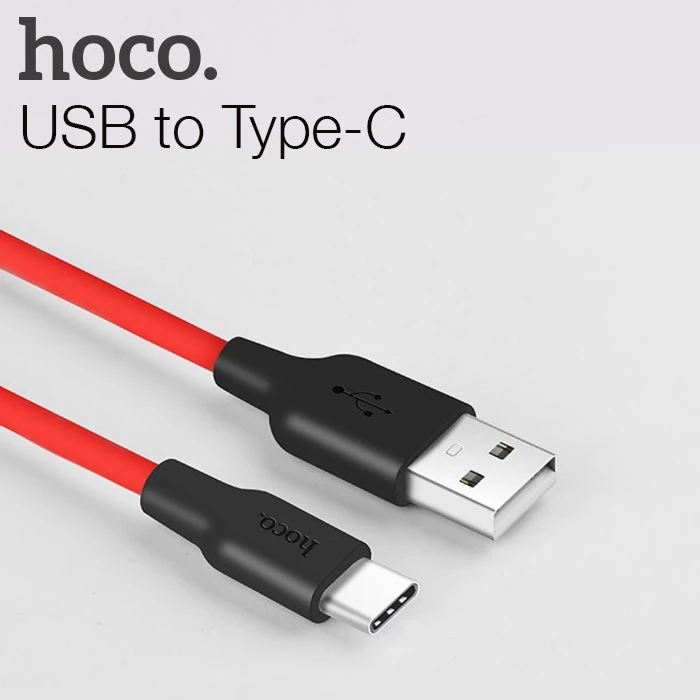 HOCO X21 USB to Type-C 3A Silikon Hızlı Şarj ve Data Kablosu-(5775) 2 HOCO X21 USB to Type-C 3A Silikon Hızlı Şarj ve Data Kablosu-(5775) - Görsel 2