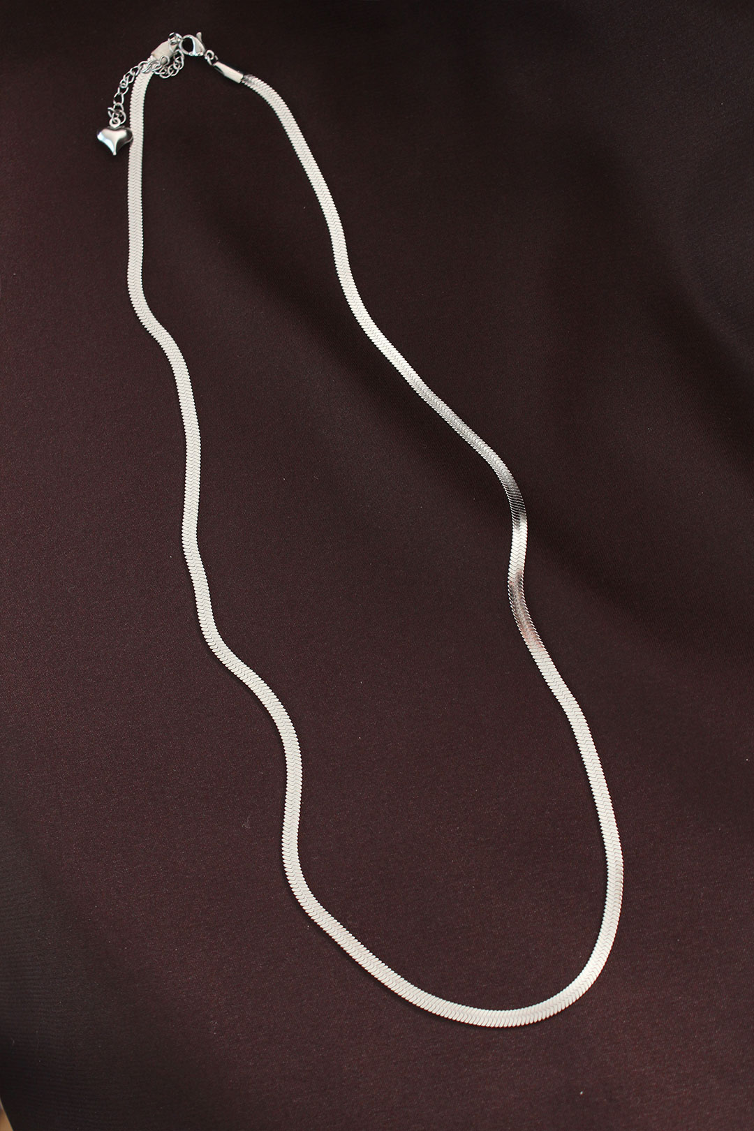 316L Çelik Gümüş Renk 60 cm İtalyan Zincir Kolye 5886 2 316L Çelik Gümüş Renk 60 cm İtalyan Zincir Kolye 5886 - Görsel 2