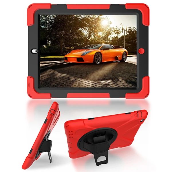 İPad 2/İPad 3/İPad 4/Shockproof 3 Katmanlı Standlı Zırh Kılıf 2 İPad 2/İPad 3/İPad 4/Shockproof 3 Katmanlı Standlı Zırh Kılıf - Görsel 2