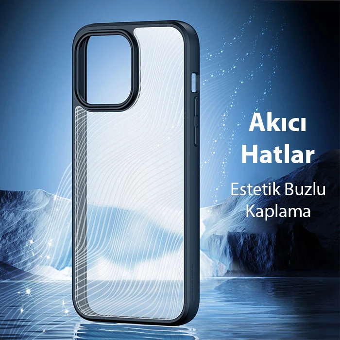 Dux Ducis iPhone 15 Pro Max Aimo Series Premium Buzlu Sert PC-TPU Kılıf 4 Dux Ducis iPhone 15 Pro Max Aimo Series Premium Buzlu Sert PC-TPU Kılıf - Görsel 4