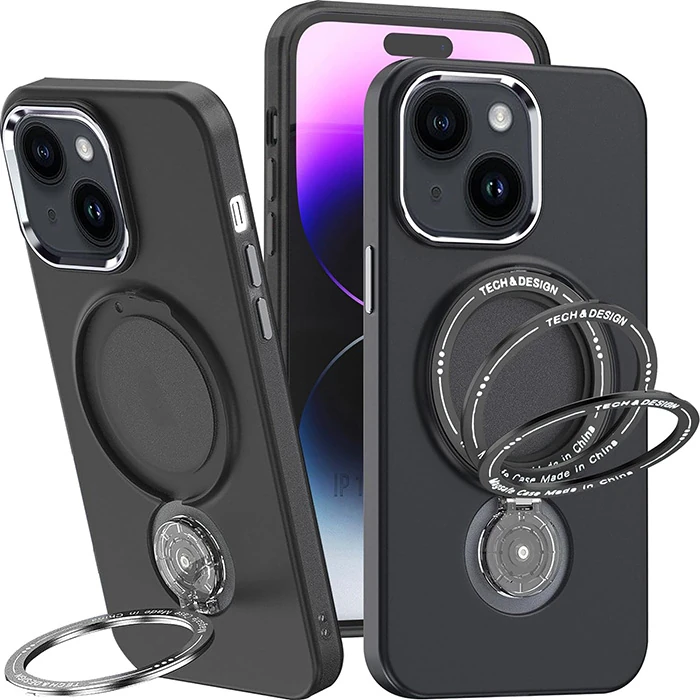 ALLY iPhone 15 Plus İçin Magsafe Uyumlu Standlı Manyetik Silikon Kılıf 1 ALLY iPhone 15 Plus İçin Magsafe Uyumlu Standlı Manyetik Silikon Kılıf