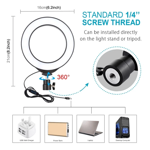 PULUZ 1.1M Çift Telefon tutucu 6.2CM Led Işık Stand YoutuberCanlı Yayın Selfie TikTok Makeup 3 PULUZ 1.1M Çift Telefon tutucu 6.2CM Led Işık Stand YoutuberCanlı Yayın Selfie TikTok Makeup - Görsel 3