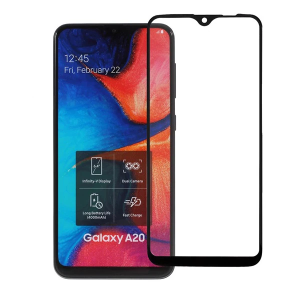 Samsung Galaxy A20e 3D Full Kaplama Kırılmaz Cam Ekran Koruyucu 1 Samsung Galaxy A20e 3D Full Kaplama Kırılmaz Cam Ekran Koruyucu
