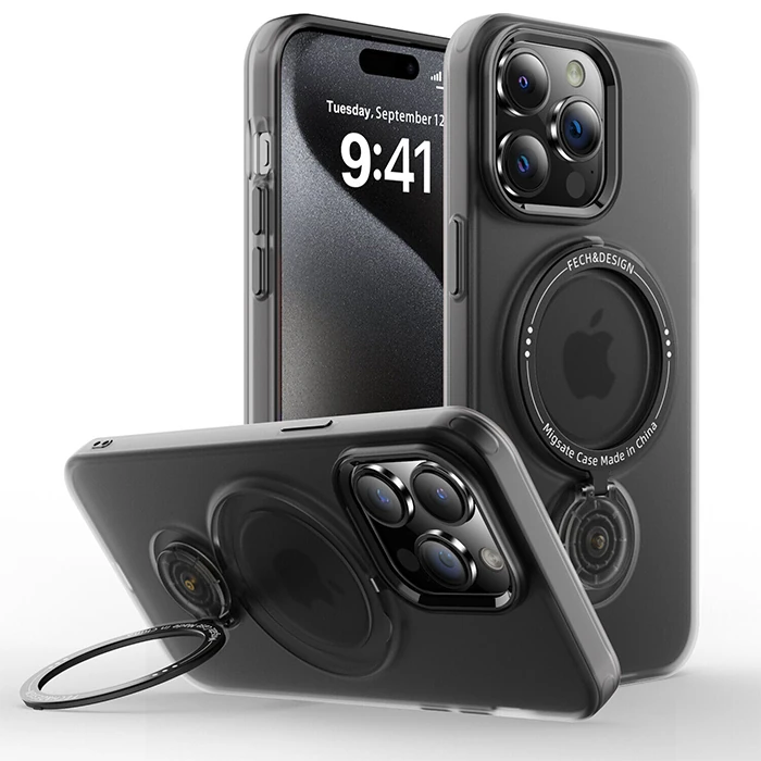 ALLY iPhone 14 Pro İçin Magsafe Uyumlu Standlı Manyetik Silikon Kılıf 1 ALLY iPhone 14 Pro İçin Magsafe Uyumlu Standlı Manyetik Silikon Kılıf