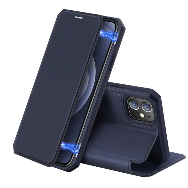 DUX DUCİS iPhone 12 Mini Kılıf Mıkantıslı Kapaklı Flip Cover Kılıf Skin X Series Flip Case-(5775) 1 DUX DUCİS iPhone 12 Mini Kılıf Mıkantıslı Kapaklı Flip Cover Kılıf Skin X Series Flip Case-(5775)