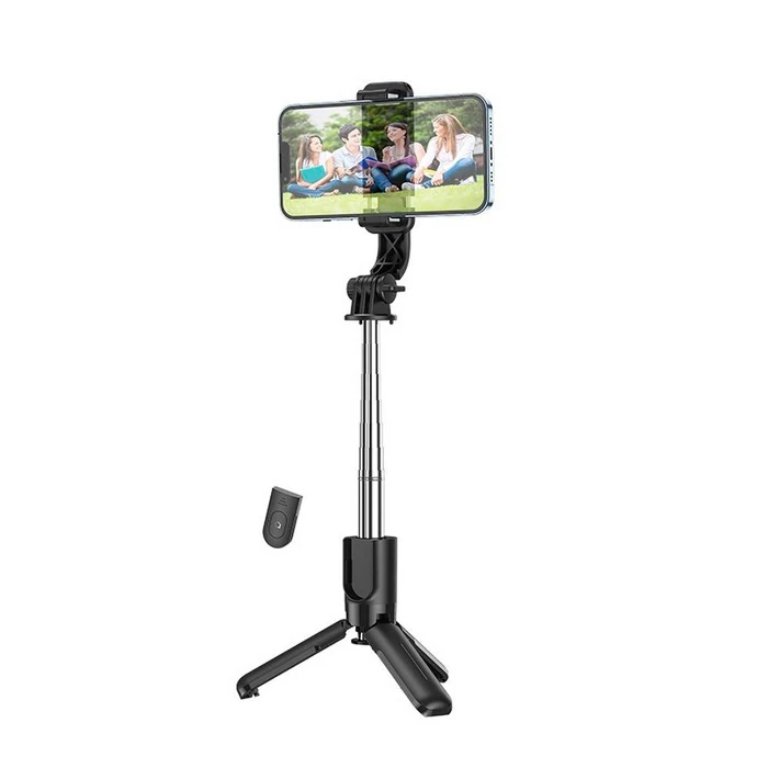 HOCO K17 Bluetooth Uzaktan Kontrol Selfie Çubuğu Tripod Mini Canlı Yayın Standı-(5775) 1 HOCO K17 Bluetooth Uzaktan Kontrol Selfie Çubuğu Tripod Mini Canlı Yayın Standı-(5775)