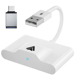 Ally Usb+Type-C Android Kablosuz Carplay Adaptör Çevirici - Youtube Netflix Tiktok Video Yansıtıcı