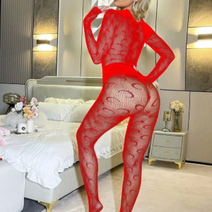Haydiburaya 103 Kadın Seksi Özel Bölgesi Açık Fileli Fantezi Büük Bedenlere Uygun Utlra Esnek Vücut Çorabı..