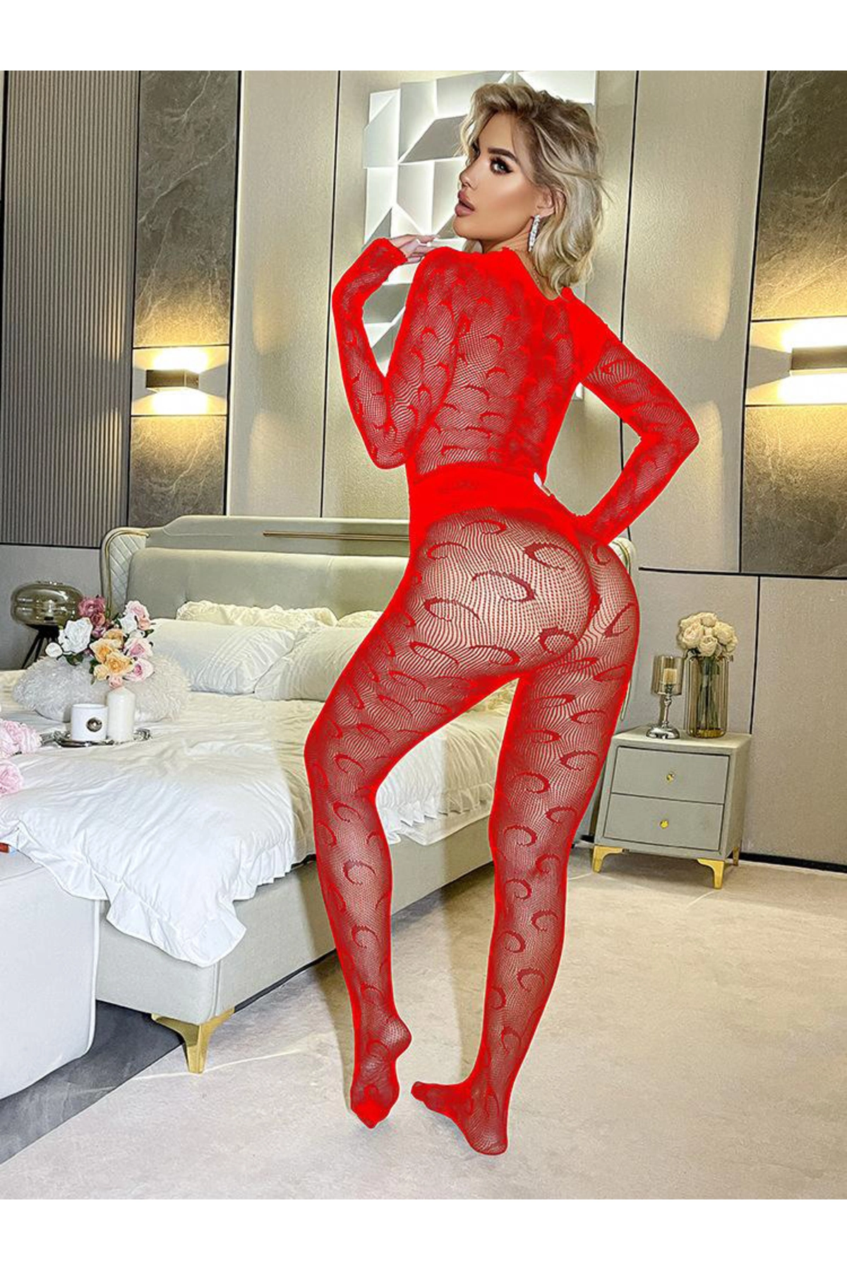 Kadın Seksi Özel Bölgesi Açık Fileli Fantezi Büük Bedenlere Uygun Utlra Esnek Vücut Çorabı.. 1 Kadın Seksi Özel Bölgesi Açık Fileli Fantezi Büük Bedenlere Uygun Utlra Esnek Vücut Çorabı..