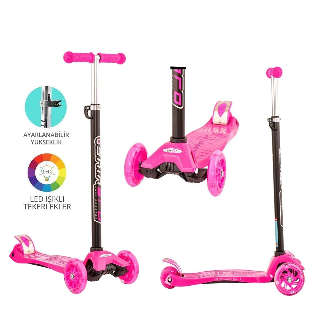 Torutoys Maxi Twist Işıklı Scooter Pembe 1 Torutoys Maxi Twist Işıklı Scooter Pembe