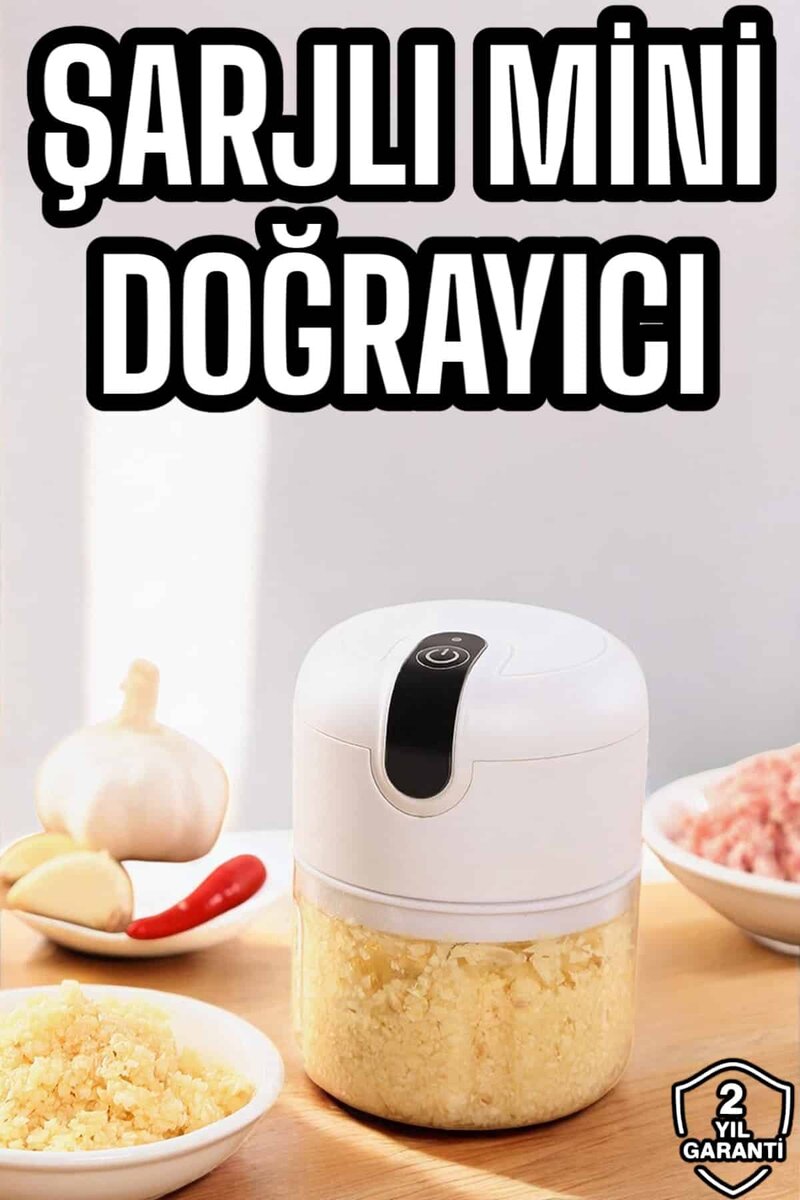El Rondosu Mini Şarjlı Doğrayıcı Taşınabilir 250 ml 1 El Rondosu Mini Şarjlı Doğrayıcı Taşınabilir 250 ml