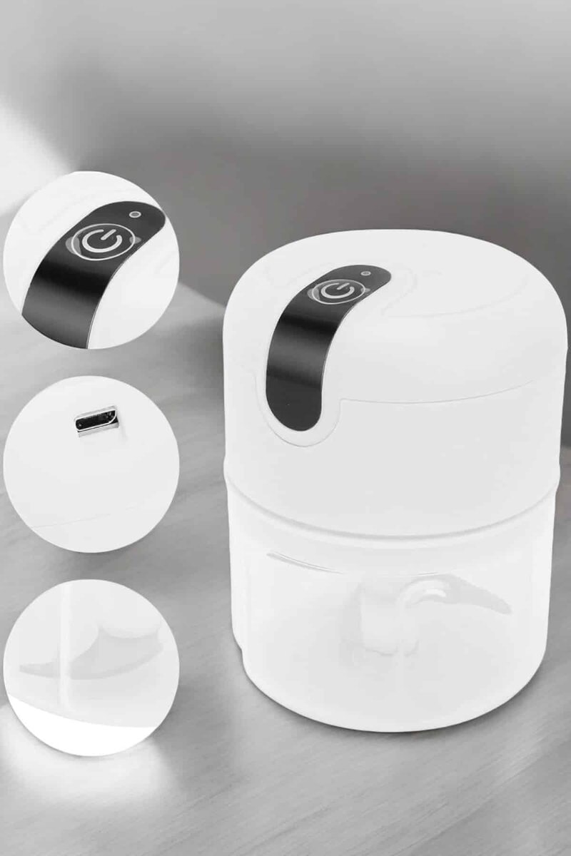 El Rondosu Mini Şarjlı Doğrayıcı Taşınabilir 250 ml 4 El Rondosu Mini Şarjlı Doğrayıcı Taşınabilir 250 ml - Görsel 4