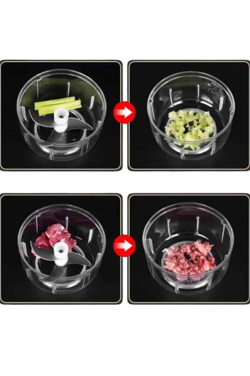 Şarjlı Mini El Rondosu Doğrayıcı Taşınabilir 250 ml Çelik Bıçaklı 3 Şarjlı Mini El Rondosu Doğrayıcı Taşınabilir 250 ml Çelik Bıçaklı - Görsel 3