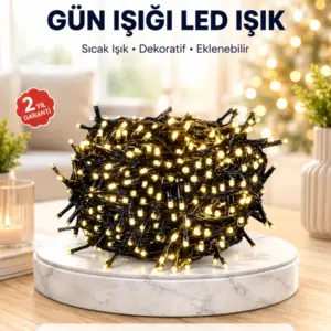 10 Metre LED Işıklı Dekoratif Parti ve Kutlama Aydınlatması