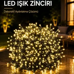 10 Metre Gün Işığı Led Işık Hafif ve Taşınabilir Özel Günler İçin