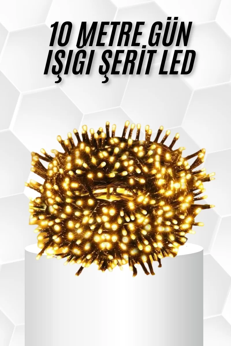 10 Metre Led Işık Gün Işığı Her Ortama Uygun Ampüllü 1 10 Metre Led Işık Gün Işığı Her Ortama Uygun Ampüllü