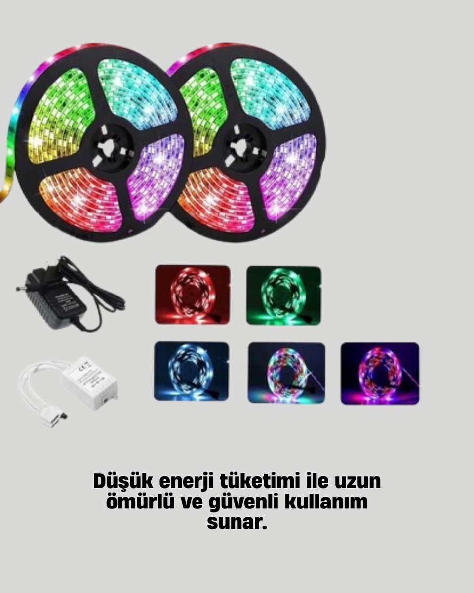 Müziğe Duyarlı Renkli Smart Şerit LED Işık USB Bağlantılı Ambiyans Aydınlatma 4 Müziğe Duyarlı Renkli Smart Şerit LED Işık USB Bağlantılı Ambiyans Aydınlatma - Görsel 4