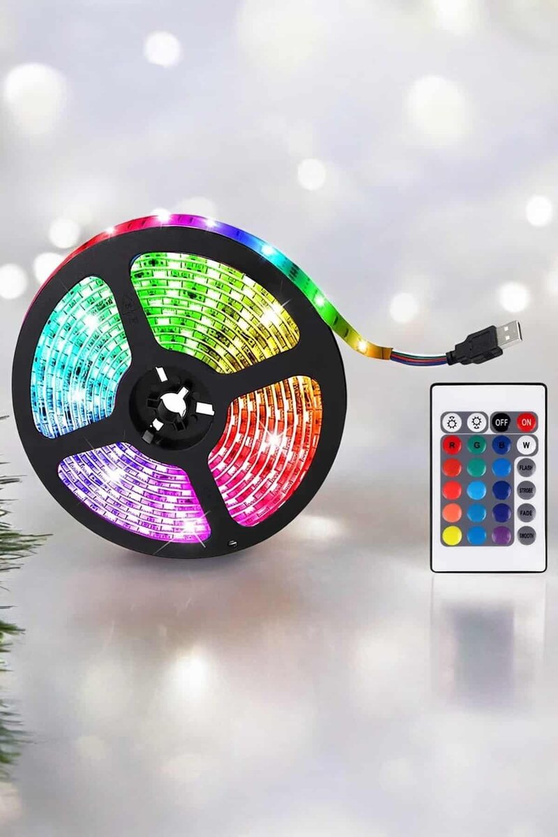 Yeni Nesil RGB Işıklı 10Metre Şerit Led Kumandalı Şarj Edilebilir 4 Yeni Nesil RGB Işıklı 10Metre Şerit Led Kumandalı Şarj Edilebilir - Görsel 4