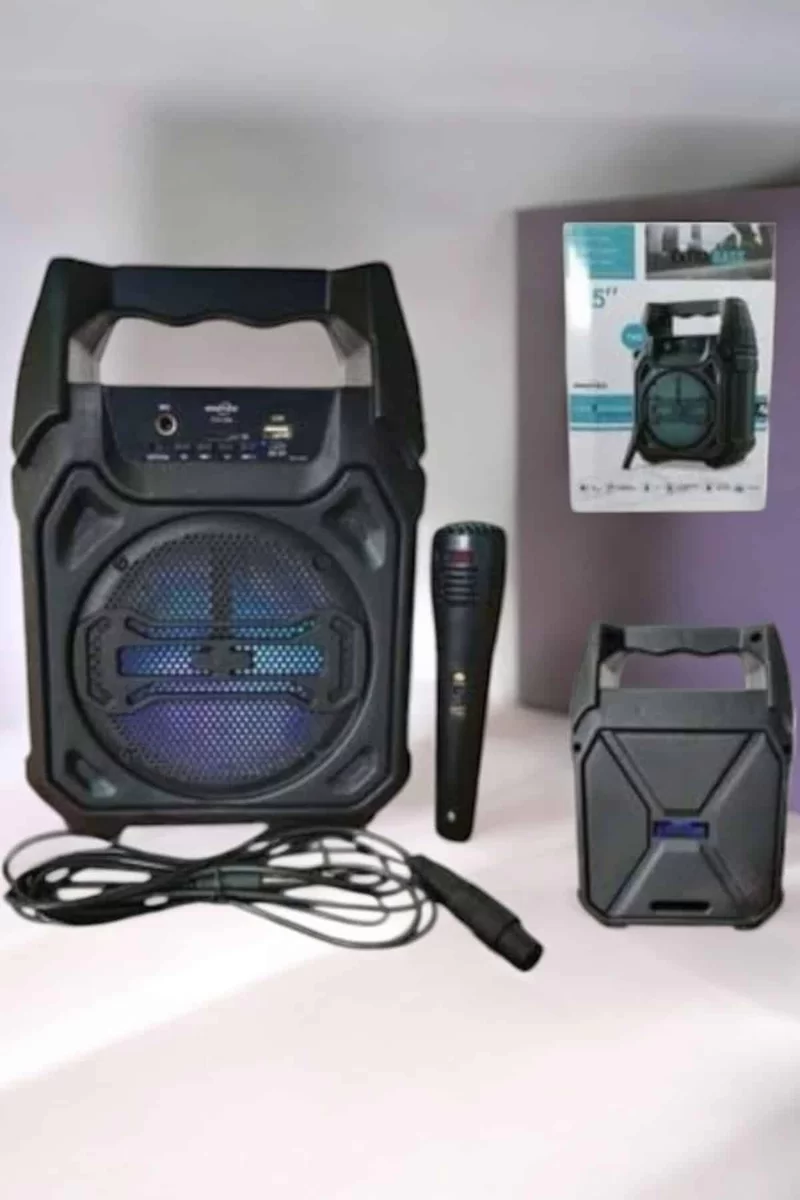 Güçlü ve Şarj Edilebilir Bluetooth Hoparlör 6.5 İnç 2 Güçlü ve Şarj Edilebilir Bluetooth Hoparlör 6.5 İnç - Görsel 2