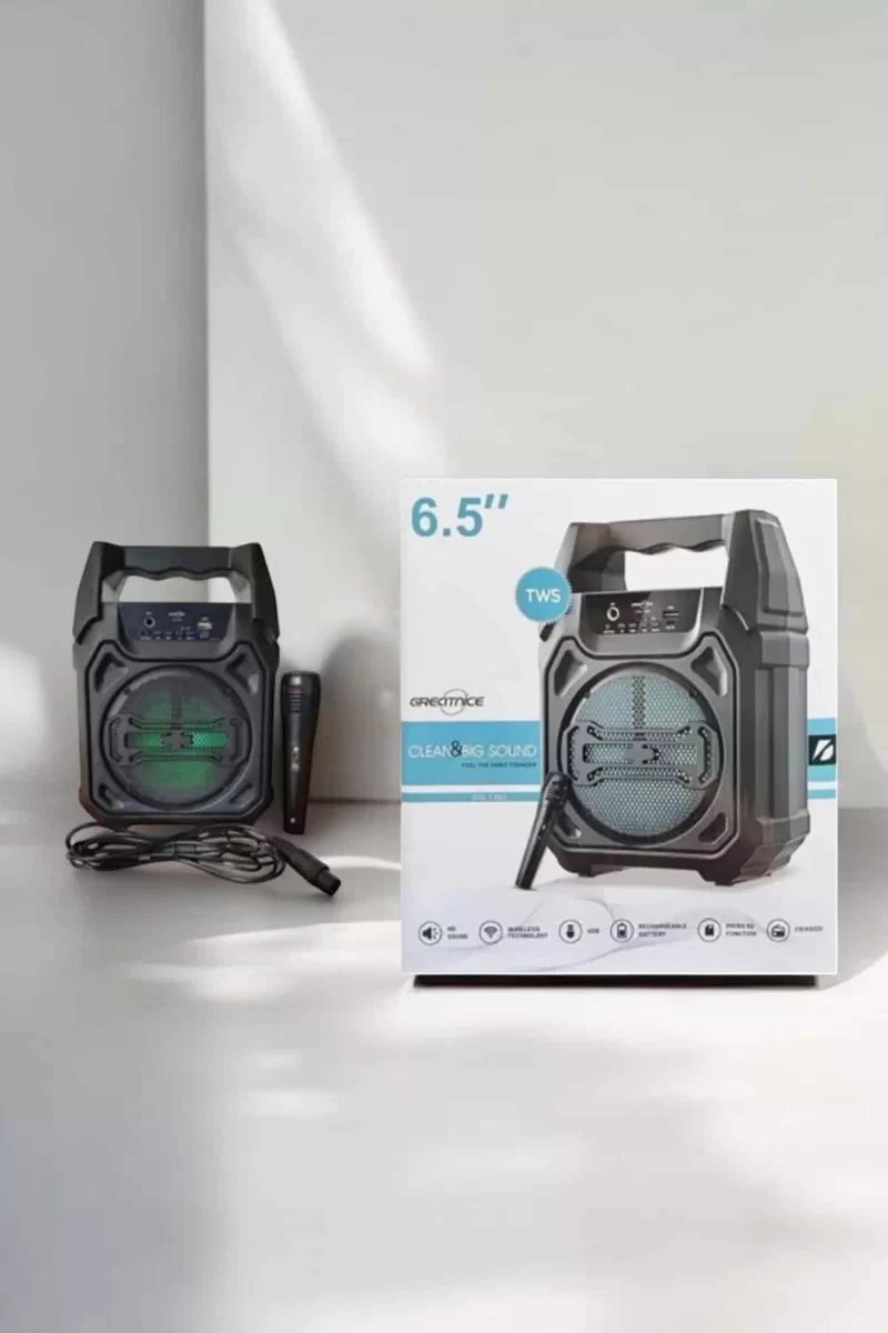 Güçlü ve Şarj Edilebilir Bluetooth Hoparlör 6.5 İnç 4 Güçlü ve Şarj Edilebilir Bluetooth Hoparlör 6.5 İnç - Görsel 4