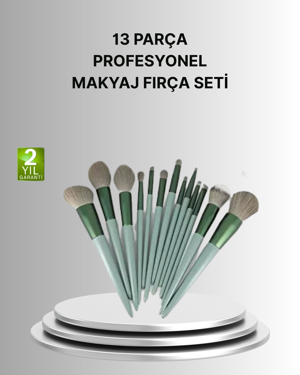 Cilt Dostu Profesyonel Makyaj Fırça Seti Pudra ve Fondöten İçin Uygun 1 Cilt Dostu Profesyonel Makyaj Fırça Seti Pudra ve Fondöten İçin Uygun