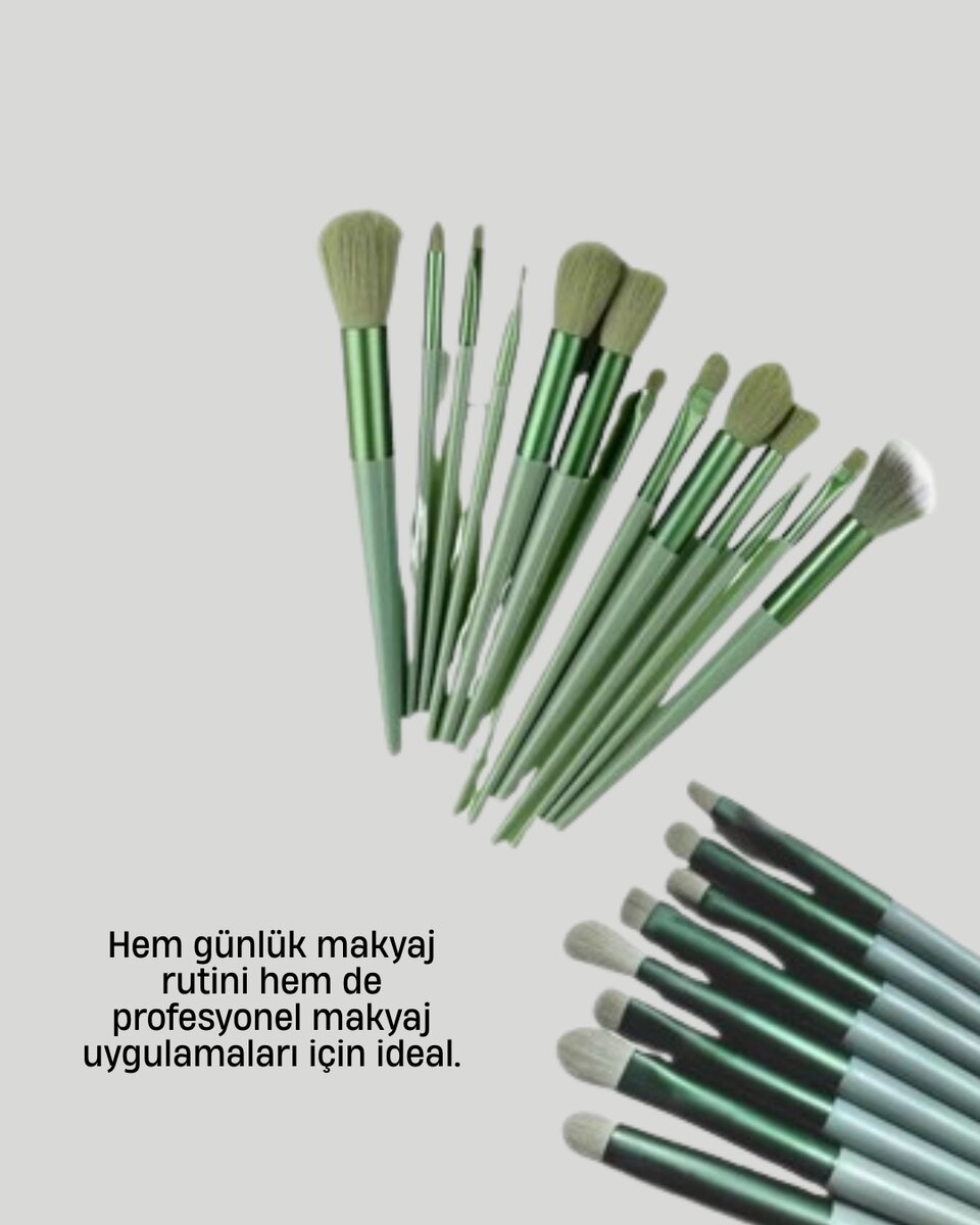 Cilt Dostu Profesyonel Makyaj Fırça Seti Pudra ve Fondöten İçin Uygun 3 Cilt Dostu Profesyonel Makyaj Fırça Seti Pudra ve Fondöten İçin Uygun - Görsel 3