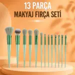 13 Parça Makyaj Fırça Seti Far Fırçası Allık Fırçası Yumuşak Uçlu