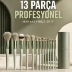 Profesyonel Makyaj Fırça Seti 13 Parça Yumuşak Kıllı Fırça Seti Far Fırçası