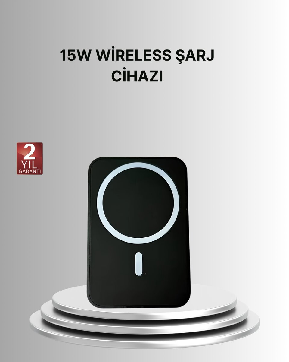 360° Döner Başlıklı MagSafe Araç Telefon Tutucu 15W Güvenli Kablosuz Şarj 1 360° Döner Başlıklı MagSafe Araç Telefon Tutucu 15W Güvenli Kablosuz Şarj