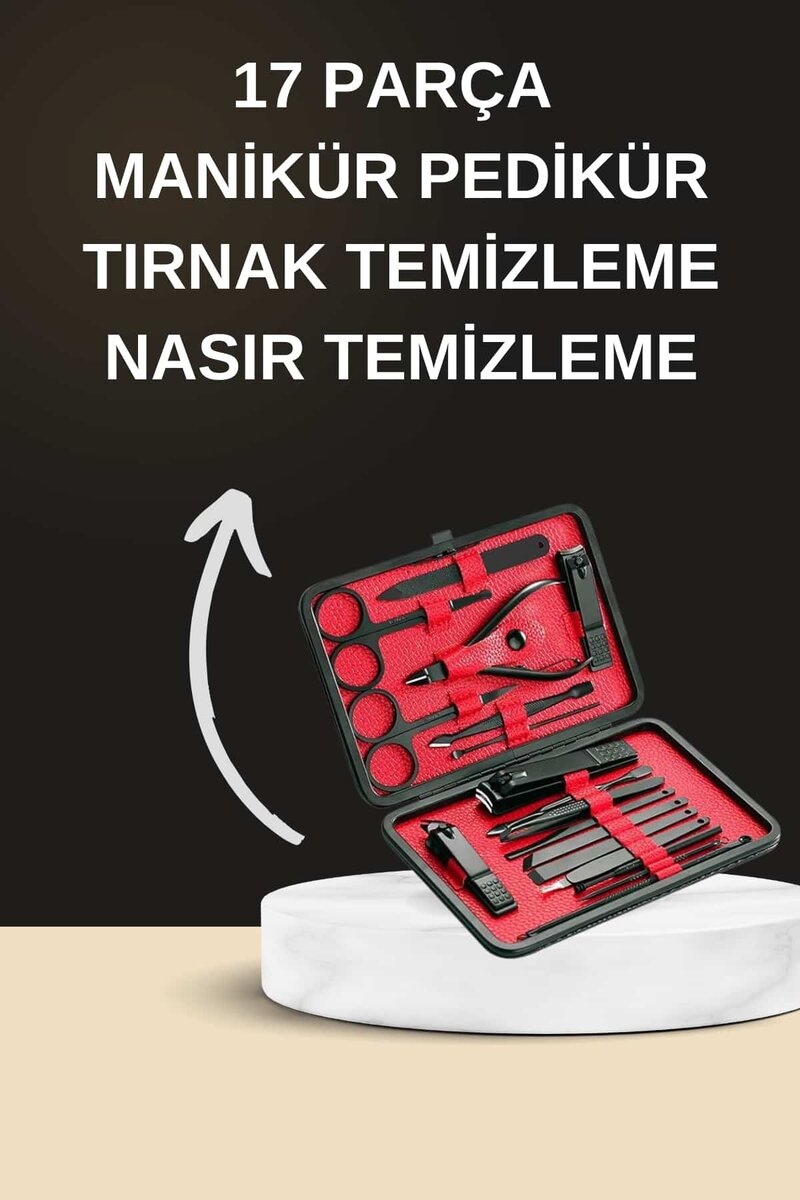 Elektrikli Manikür Pedikür Seti İkili Set 17 Parça Tırnak Bakımı Nasır Temizleme Tırnak Şekillendirme 2 Elektrikli Manikür Pedikür Seti İkili Set 17 Parça Tırnak Bakımı Nasır Temizleme Tırnak Şekillendirme - Görsel 2