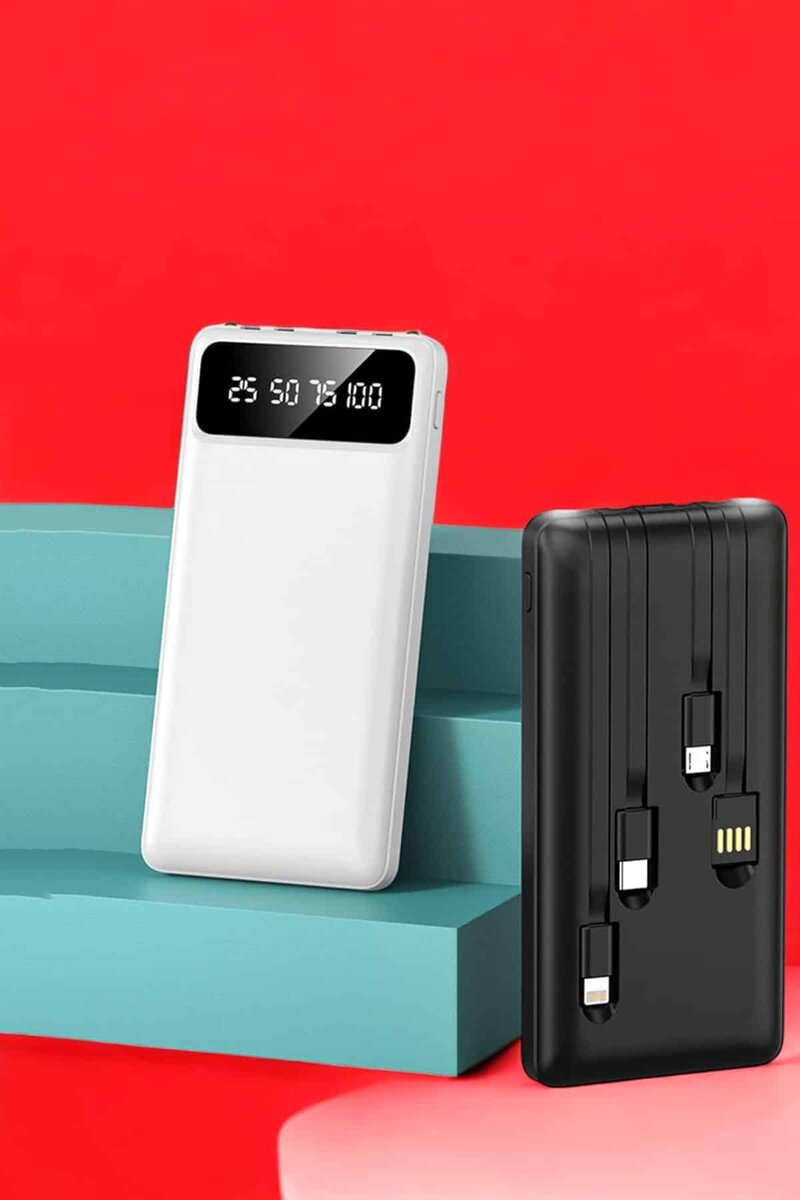 Powerbank 20.000 Mah LCD Ekran USB Lightning Type-C Uyumlu İOS ve Android 4 Powerbank 20.000 Mah LCD Ekran USB Lightning Type-C Uyumlu İOS ve Android - Görsel 4