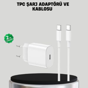 Haydiburaya 12 iOS Uyumlu 20W USB-C Hızlı Şarj Cihazı Telefon ve Tablet İçin