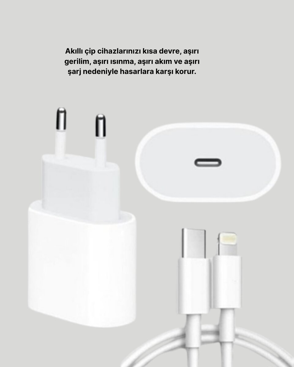 Yeni Nesil 20W USB-C Hızlı Şarj Cihazı iOS Tam Uyumlu 3 Yeni Nesil 20W USB-C Hızlı Şarj Cihazı iOS Tam Uyumlu - Görsel 3