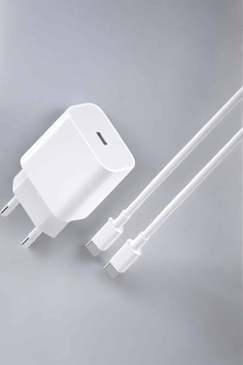 İOS Uyumlu Type-C Girişli Hızlı Şarj 15/15 Pro Max Adaptör ve Kablosu 2 İOS Uyumlu Type-C Girişli Hızlı Şarj 15/15 Pro Max Adaptör ve Kablosu - Görsel 2