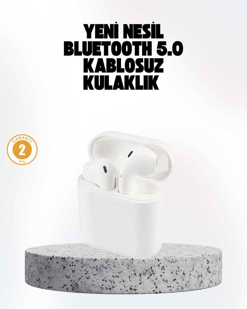 Hızlı Şarj Destekli 2. Nesil Bluetooth 5.0 Ergonomik Kulaklık 1 Hızlı Şarj Destekli 2. Nesil Bluetooth 5.0 Ergonomik Kulaklık