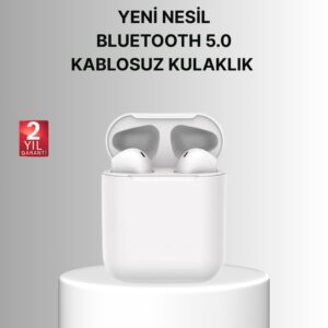 Dokunmatik Kontrollü 2. Nesil Bluetooth 5.0 Uzun Pil Ömürlü Kulaklık