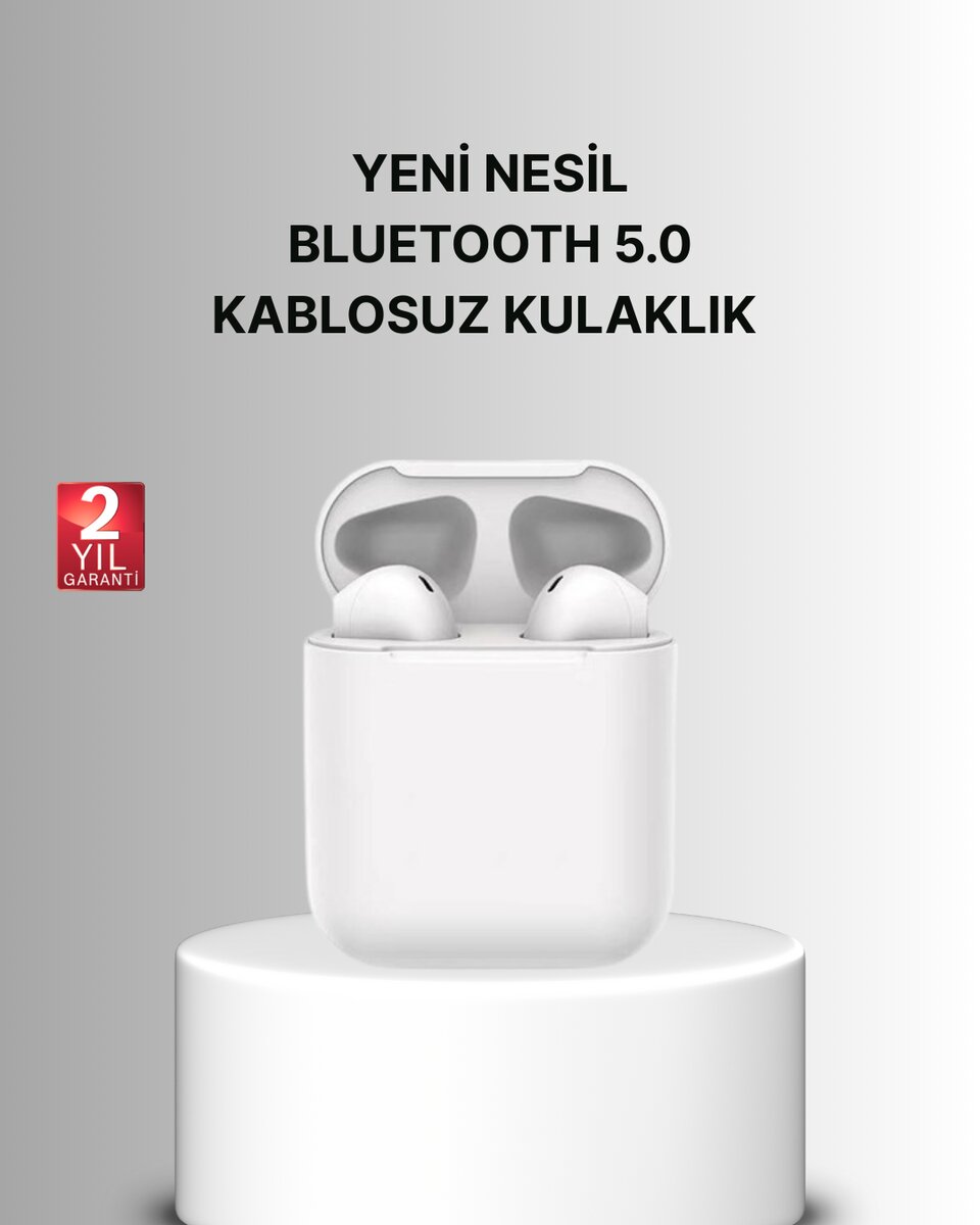 Dokunmatik Kontrollü 2. Nesil Bluetooth 5.0 Uzun Pil Ömürlü Kulaklık 1 Dokunmatik Kontrollü 2. Nesil Bluetooth 5.0 Uzun Pil Ömürlü Kulaklık