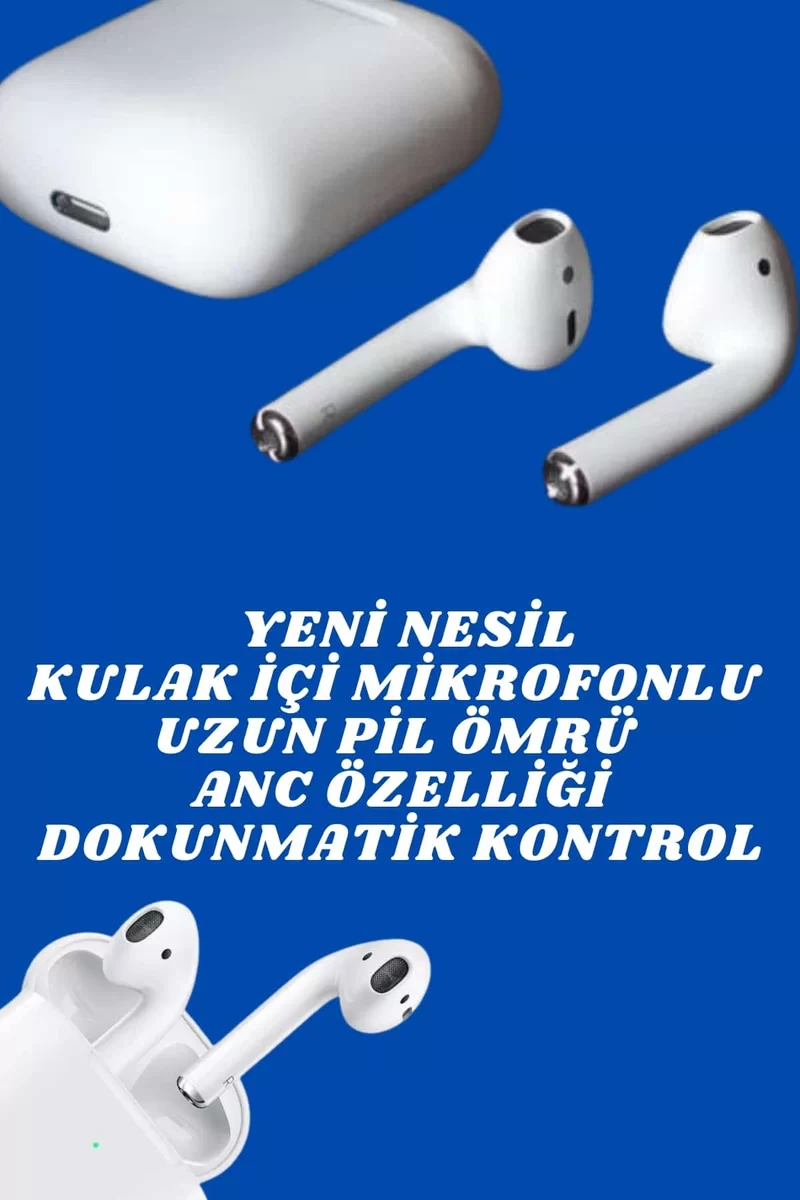 2.Nesil Yeni Model TWS Bluetooth Kulaklık Dokunmatik Kontrol Yüksek Ses Kaliteli 2 2.Nesil Yeni Model TWS Bluetooth Kulaklık Dokunmatik Kontrol Yüksek Ses Kaliteli - Görsel 2
