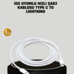 30W Hızlı Şarj Destekli 5.0A Type-C Kablo Veri Aktarım Özellikli