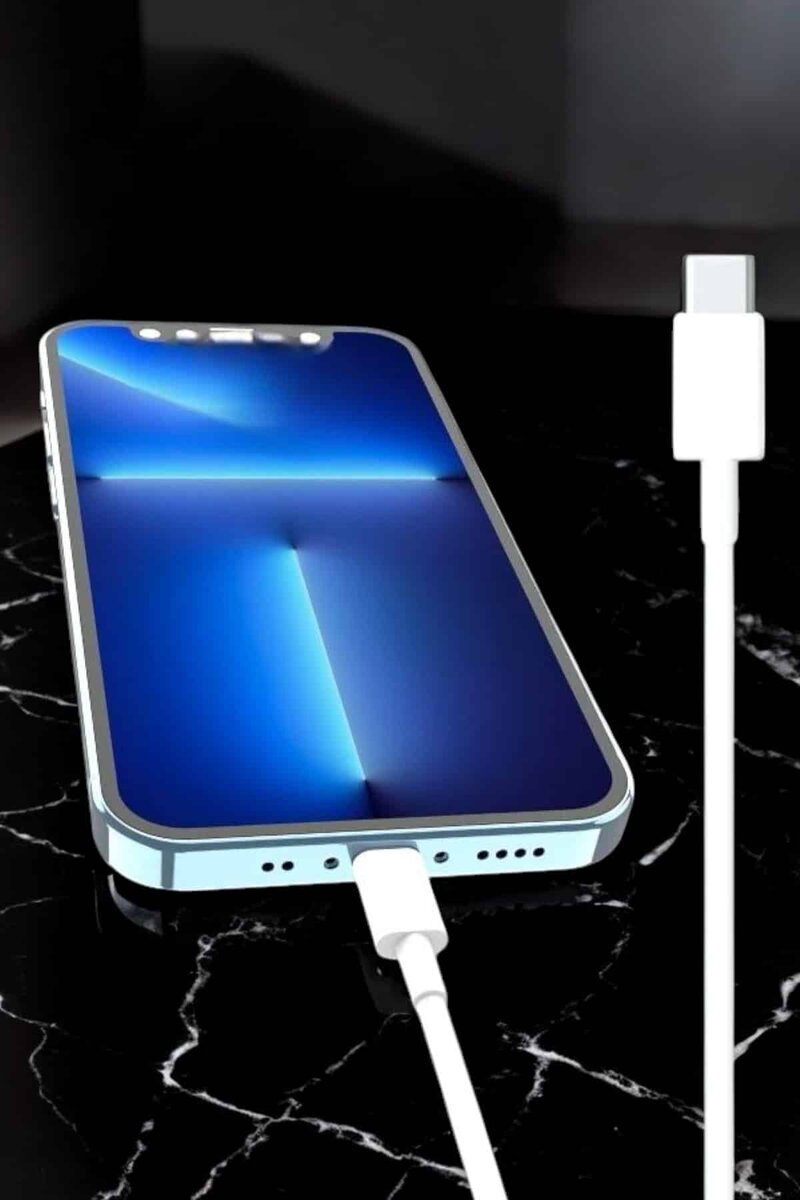 Iphone Uyumlu İOS Uyumlu Lightning Hızlı Şarj Tye C Lightning Şarj Kablosu 3 Iphone Uyumlu İOS Uyumlu Lightning Hızlı Şarj Tye C Lightning Şarj Kablosu - Görsel 3