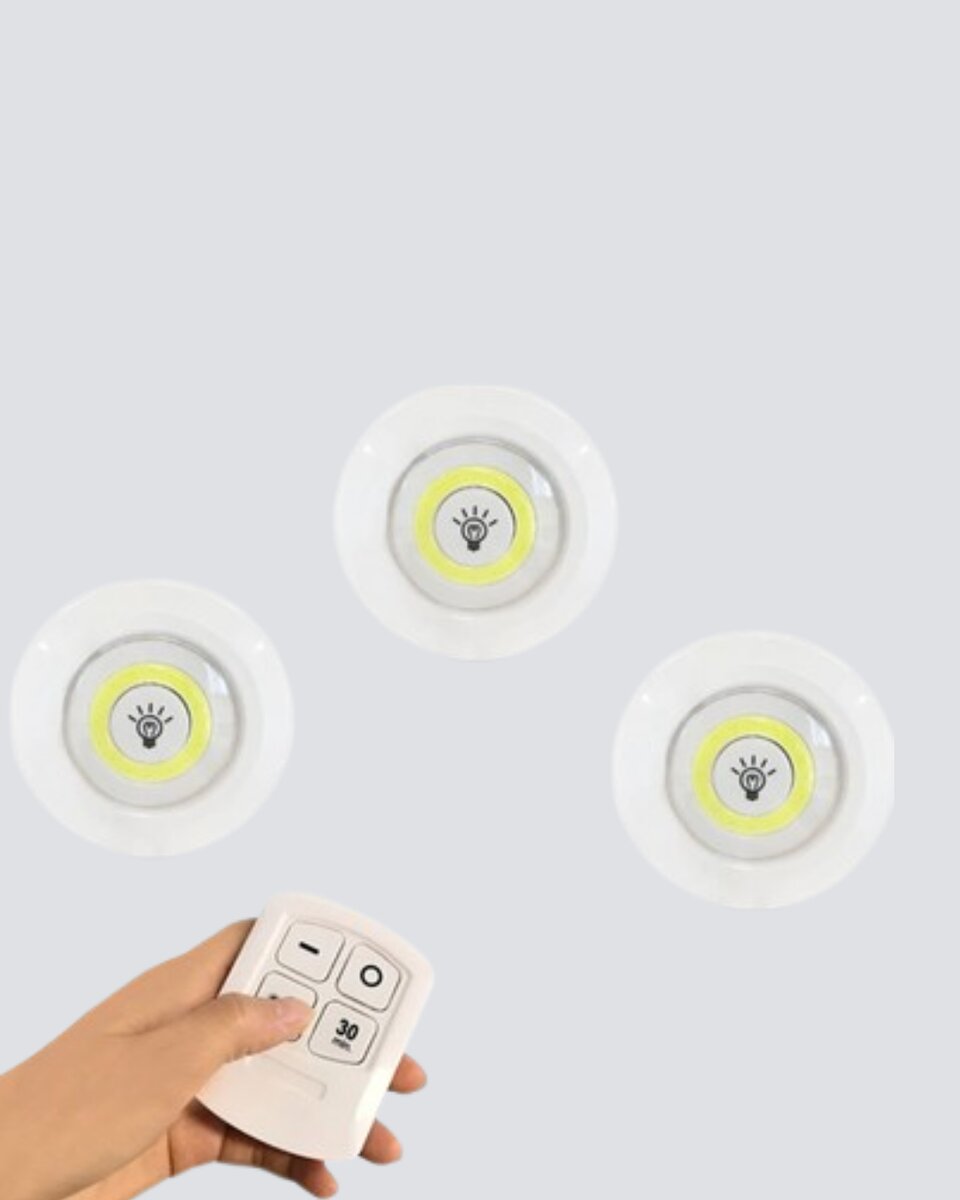 Uzaktan Kumandalı 3’lü Ayarlanabilir Spot LED Işık Seti 3 Uzaktan Kumandalı 3’lü Ayarlanabilir Spot LED Işık Seti - Görsel 3
